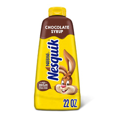 Nesquik Chocolate Flavored Syrup, Chocolate Syrup for Milk or Ice Cream
