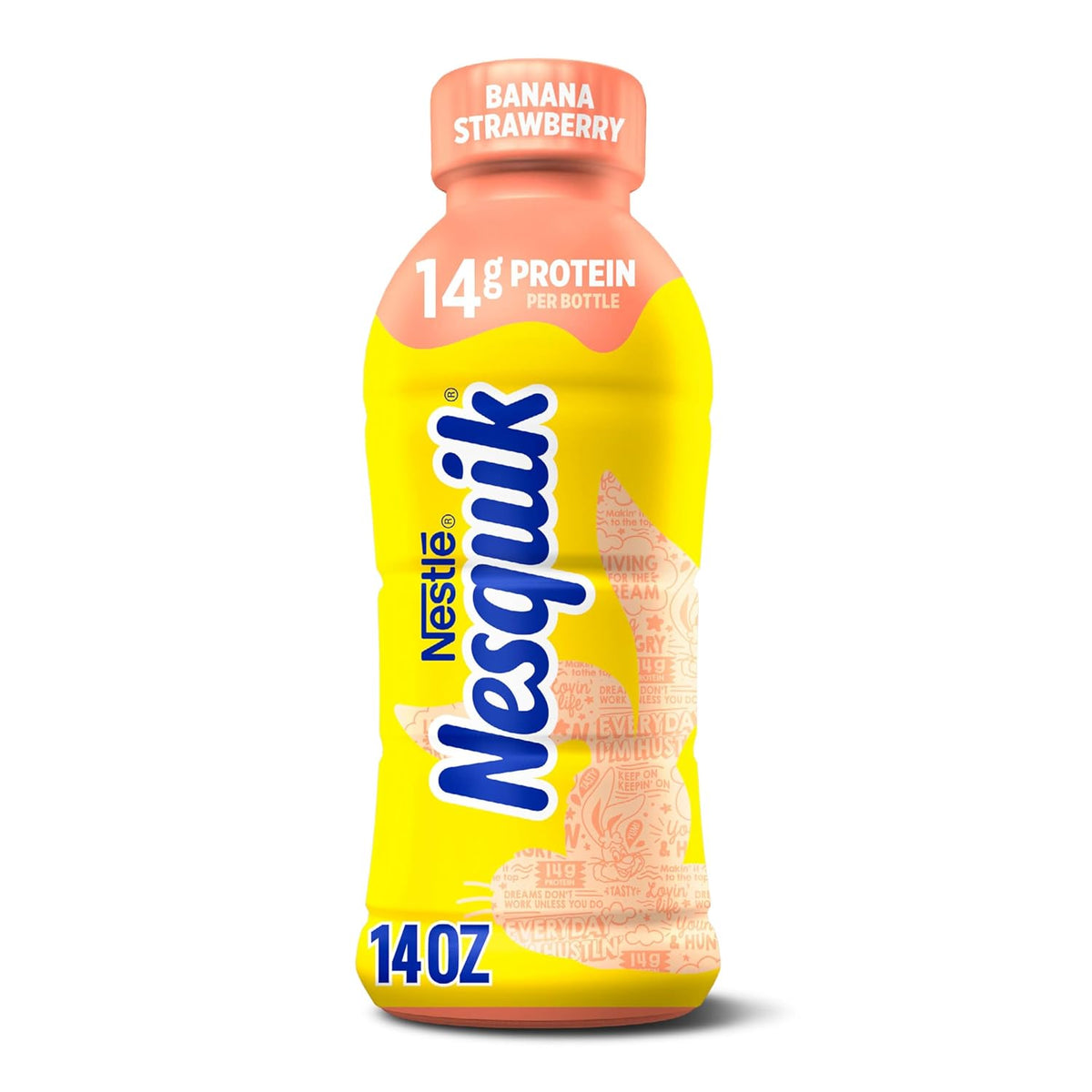 Nesquik Banana Strawberry Flavored Lowfat Milk, Ready to Drink