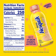 Nesquik Banana Strawberry Flavored Lowfat Milk, Ready to Drink
