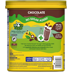 Nesquik Chocolate Powder No Sugar Added, 16 oz (Pack of 2)